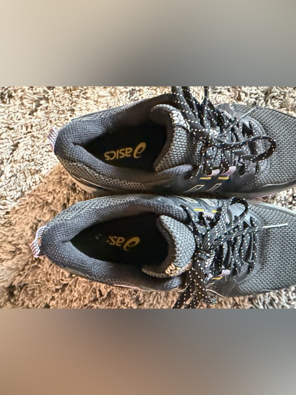 Asics Gel Venture 8 Black Running Sneakers - Picture 4 of 7